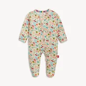 Honey Blossom Modal Magnetic Footie W Ruffle