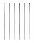 6' Protection Stakes for Netting, Set of 6