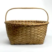 Rectangular to Oval Splint Basket — Charles Haver Antiques