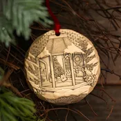 2022 Home For Christmas Annual Ornament (Bronze)