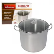 Professional Grade Stock Pot with Stay Cool Handles – 24 quarts