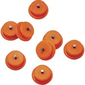 Ergodyne 6301TC TC Replacement Spikes for Shoe, Boot, Cleat - Carbon Steel - Orange