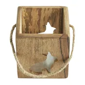 Bunny Hop Wooden Bunny Cutout Box - 5"