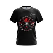 Hammer Firefighter gas Mask CoolWick Bowling Jersey