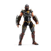 Fire Guard Trooper- Achillobator rider- Cyberzoic 1/18th scale action figure