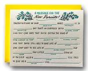 A Message for the New Parents, Fill-in-the-Blank