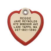 Heart Frame Tag