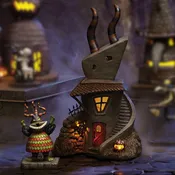 Department 56 2025 The Nightmare Before Christmas Harlequin House and Figure Set of 2
