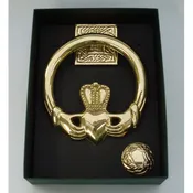 Brass Claddagh Door Knocker - 5800-S