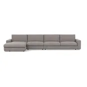 Cello Plush 3-Piece Sectional Sofa with Chaise