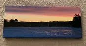 Original print- canvas sunrise