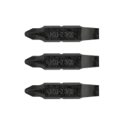 #1-#2 Phillips & 3/16" Flat Screwdriver Bits