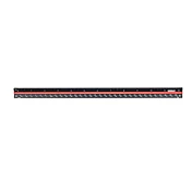 12” Aluminum Triangular Architect Scale Ruler w/ Color Coded Grooves