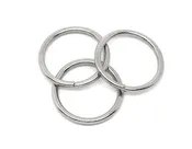 100 BULK Silver Tone Open Jump Rings 12mm x 1.5mm, 15 gauge wire  jum0046b