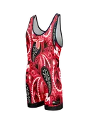 Bandana Wrestling Singlet - Red