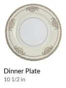 Bancroft Encrusted Dinner Plate