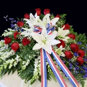 Patriotic Casket Cover