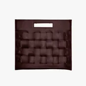 Woven Laptop Clutch | Walnut