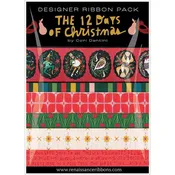 12 Days of Christmas Designer Ribbon Pack - Cori Dantini - Renaissance Ribbons
