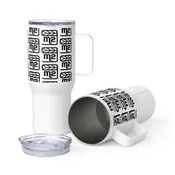 M2 Lumber Travel mug with a handle