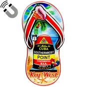 90 Miles to Cuba Sandal Magnet