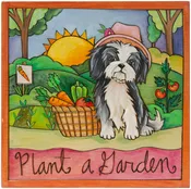 10"x10" Wall Plaque | Shih Tzu