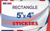 Rectangular Stickers 5"x4"