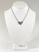 Brooke Barboza - Pink Tourmaline Radiant Heart Necklace