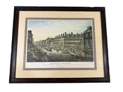 #107 lithography of 19th  Broadway Panoramic by Stanley" 39.75"W