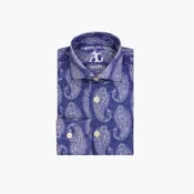 Angelo Galasso Cotton Paisley Mason Shirt