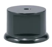 2 3/8″ Black Weighted Round Plastic Base