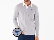 Air Force - Coach's Rugby Shirt - AF Interlock - Grey Microstripe