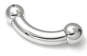 0g Internal Steel Bent Barbell — Price Per 1
