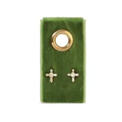 Baguette Cross CZ Stud Earrings