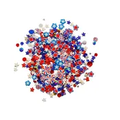 America 250 Fireworks Mix Upz | Craft Embellishment Mix for Shaker Cards, Scrapbooking & DIY Crafts