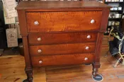Antique 1800's 4 Drawer Dresser - Elegant Vintage Storage — Simply Rescued