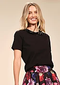 Embellished Peter Pan Collar Tee