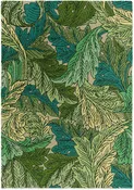 Brink and Campman Acanthus Nettle/Sky Blue Area Rug by Morris Co