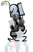 21 BIRTHDAY BALLOON BOUQUET