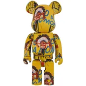 BE@RBRICK Andy Warhol × JEAN-MICHEL BASQUIAT #3 1000%