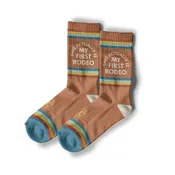 Actually My First Rodeo Ribbed Crew Socks | Shop Good OKC — Shop Good