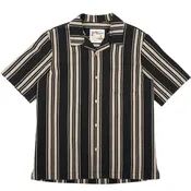 Aloha Shirt - Dobby Bands - Black