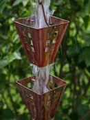 Arts & Crafts Square Cups Pre-Aged Copper  3122-AC