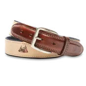 Duck Head - Nubuck Leather Embroidered Belt
