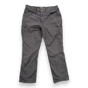 Ariat Pants Mens 34×30 Gray Rebar M4 Relaxed Straight Leg Stretch Workwear