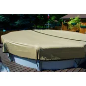 10-Year HPI Ultimate Winter Pool Cover for 12' Round Pools (Cover Size 16') Made In America