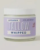 9oz Lavender Whipped Tallow - 100% Grass Fed Beef Tallow Moisturizer