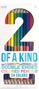 2 Of A Kind Double-Ended Colored Pencils - Set of 12