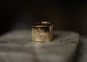 Dandelion Band Ring — Falcon Feather