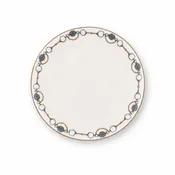 Amarillo Concho Pattern Bone China Round Bread Plate